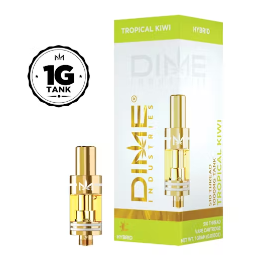 Photograph of product: Dime Industries | Tropical Kiwi | Cartridge | 1g