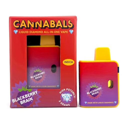 Photograph of Product: Cannabals | Blackberry Brain | Liquid Diamonds|  AIO | 2G