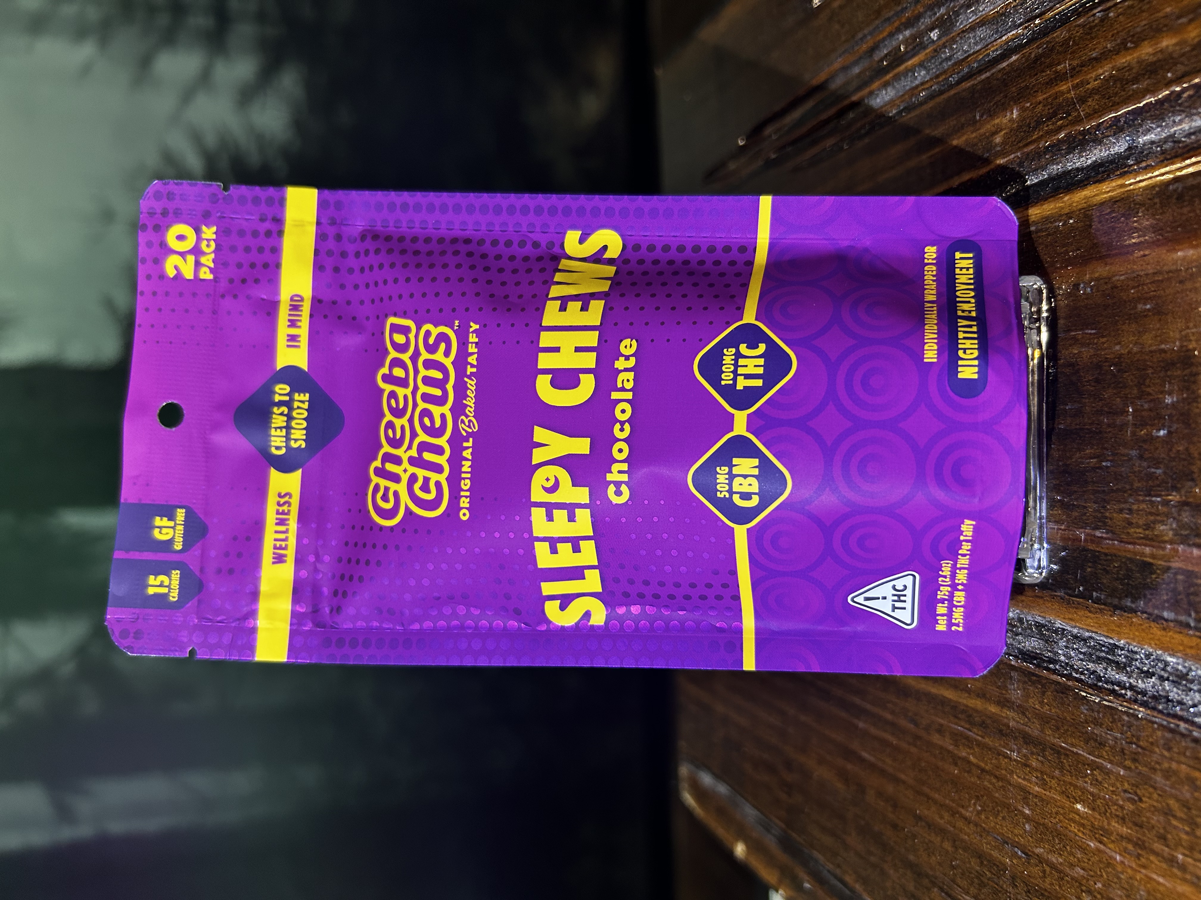 Photograph of product: Sleepy Chocolate | 100mg | Cheeba Chews