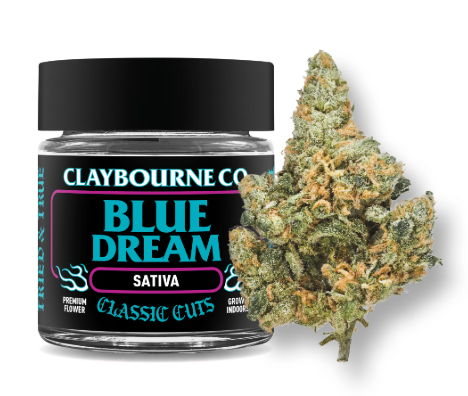 Photograph of product: Claybourne Co l Blue Dream Classic Cuts l 3.5g