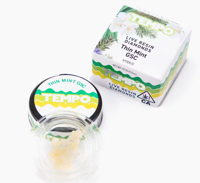 Photograph of product: Thin Mint GSC [H] Live Resin Diamonds | Tempo