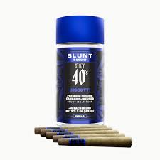 Photograph of product: Infused Pre Roll - 5 Pack Blunts - Stiiizy - Biscotti - (Oui'd) - 41.78% TH-oui