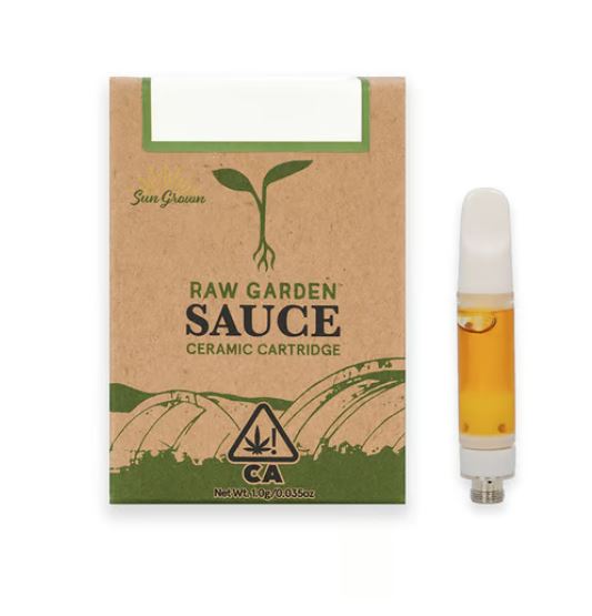 Photograph of product: Raw Garden Live Sauce Cart 1g Tropicana Cherry