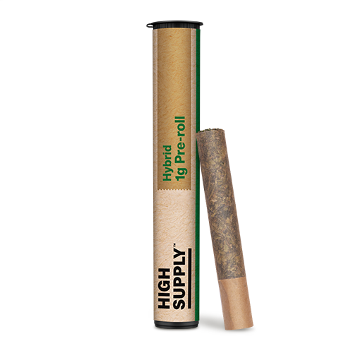 Photograph of product: HIGH SUPPLY Pre-Roll 1g: Pineapple Express