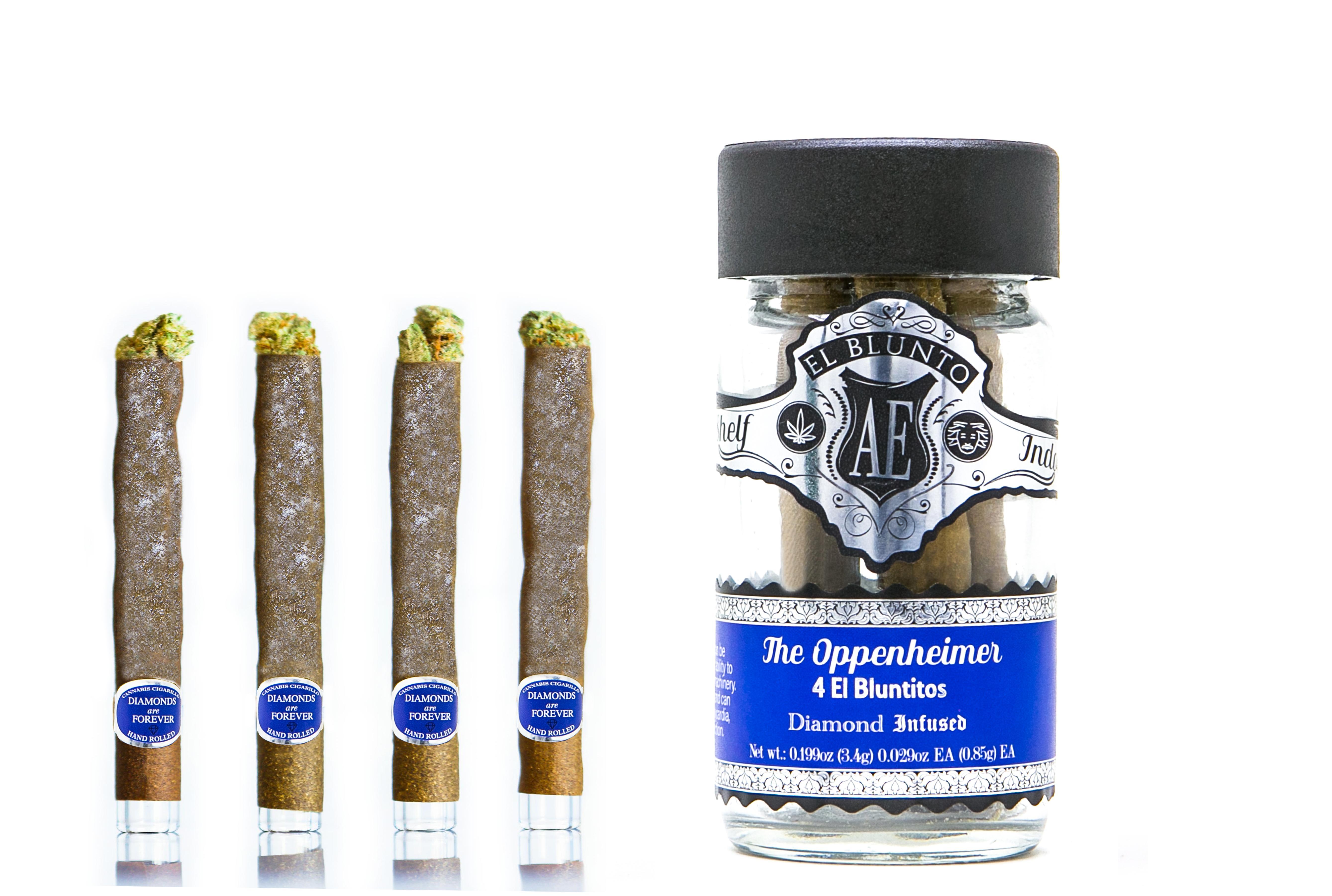 Photograph of product: The Oppenheimer (I) - Diamond Infused Bluntitos (.85gx4)