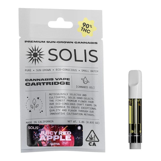 Photograph of product: Juicy Red Apple - 1g Cartridge - 