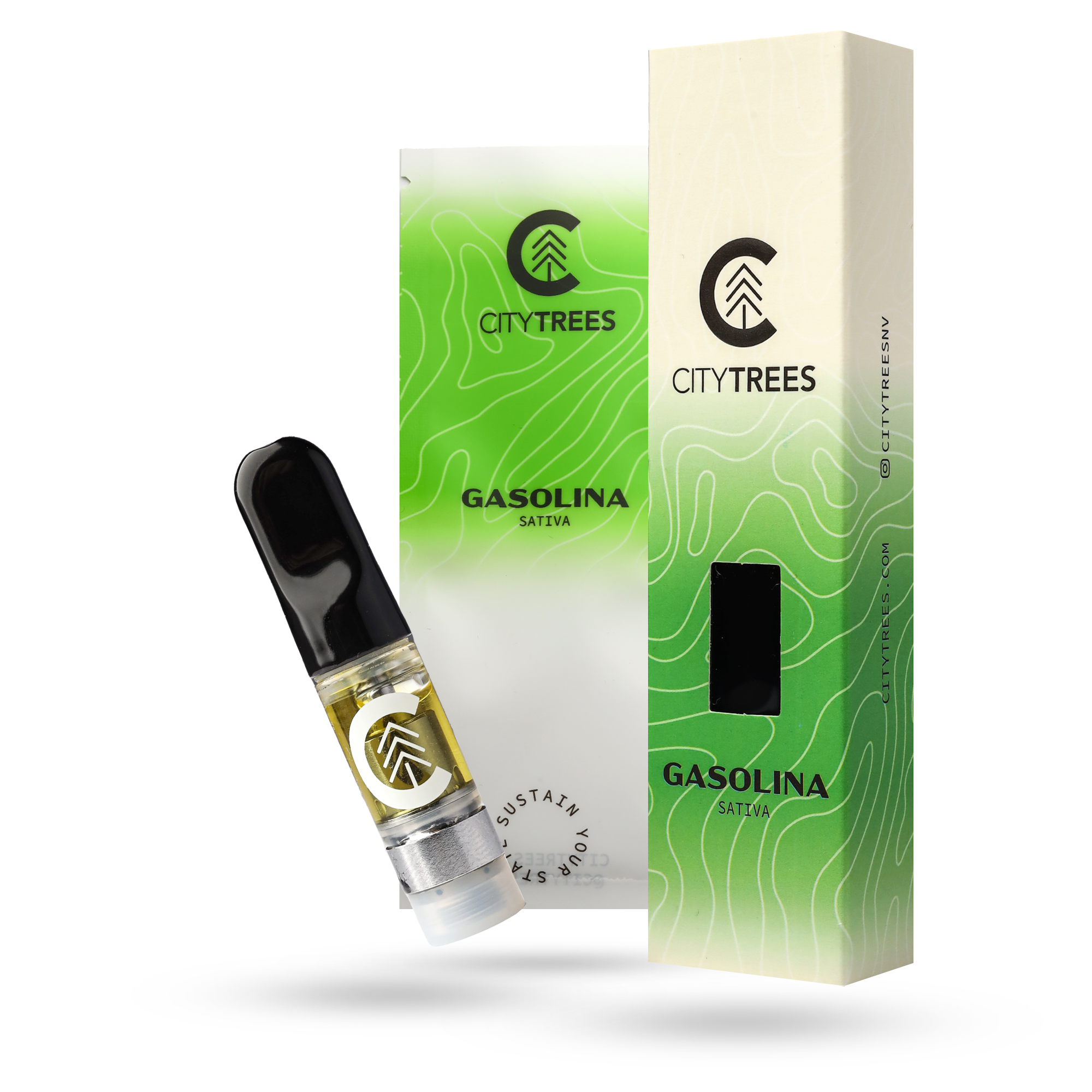 Photograph of product: City Trees | Gasolina Cart 0.5g