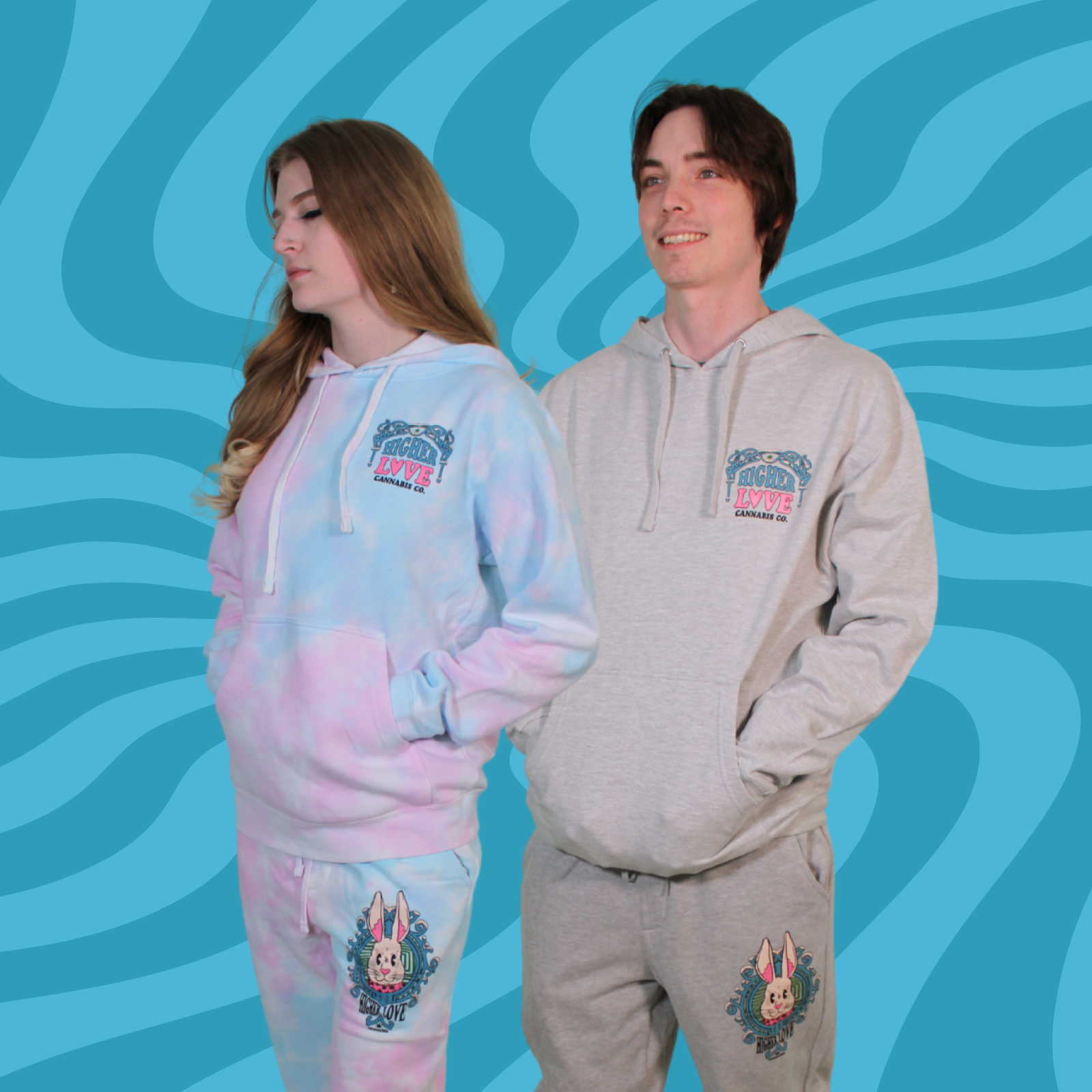 Photograph of product: Rabbit Hoodie - Grey (M)