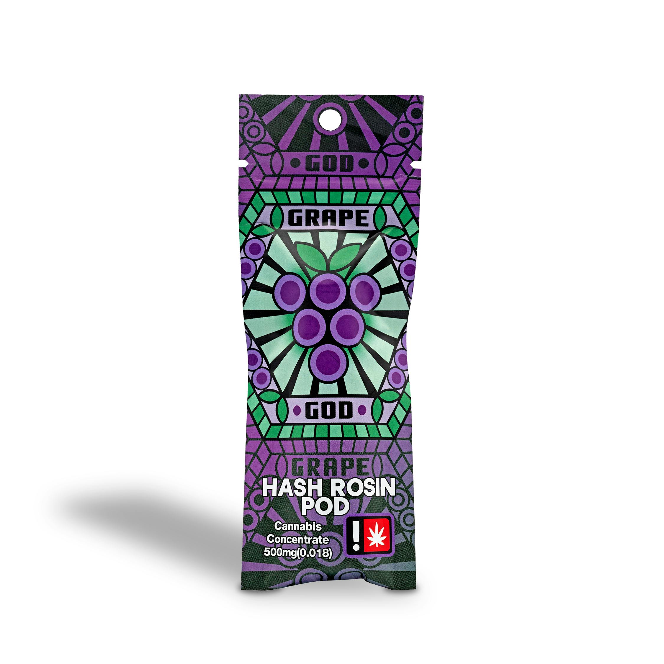 Photograph of product: AIO - Grape God - 0.5g au chocolat Rosin - Strawpaya Peelz