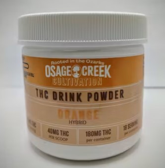Photograph of product: 710mg Orange - Hybrid (Osage) - Powder Drink Mix