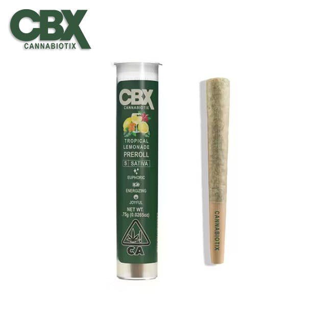 Photograph of product: Cannabiotix - Tropical Lemonade - Pre-Roll - 0.75g - 