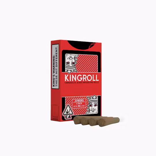 Photograph of product: KINGROLL JR SUPER LEMON HAZE x GELONADE 4 PK 3G PREROLLS
