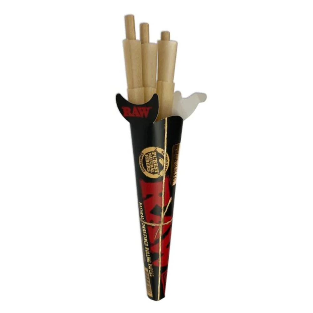 Photograph of product: Black Classic Cones - 1 1/4 (84mm) 6pk