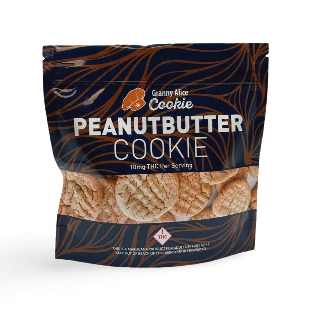 Photograph of product: Granny Alice Cookies | Peanut Butter | 100 mg [#95]