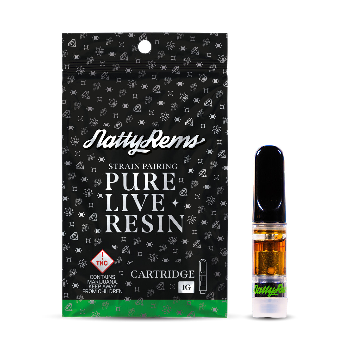 Photograph of product: Natty Rems - Resin Cartridge - Berkel x Banana Kush