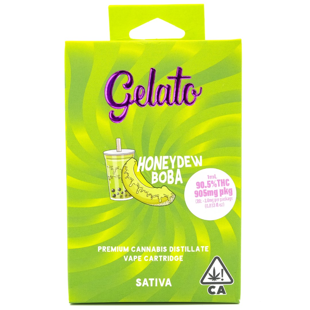 Photograph of Product: $38 | (S) Honeydew Boba | 1ml | Gelato Co.