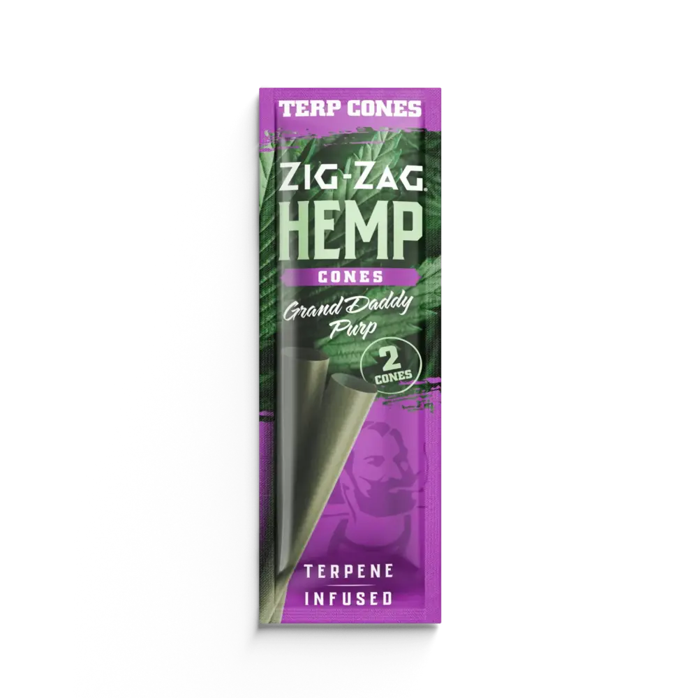 Photograph of product: Grand Daddy Purp Hemp Cones 2pk