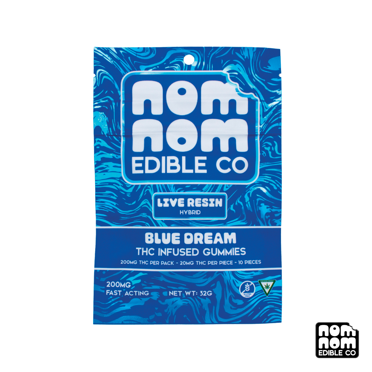 Photograph of product: Blue Dream Live Resin Gummies | 200mg