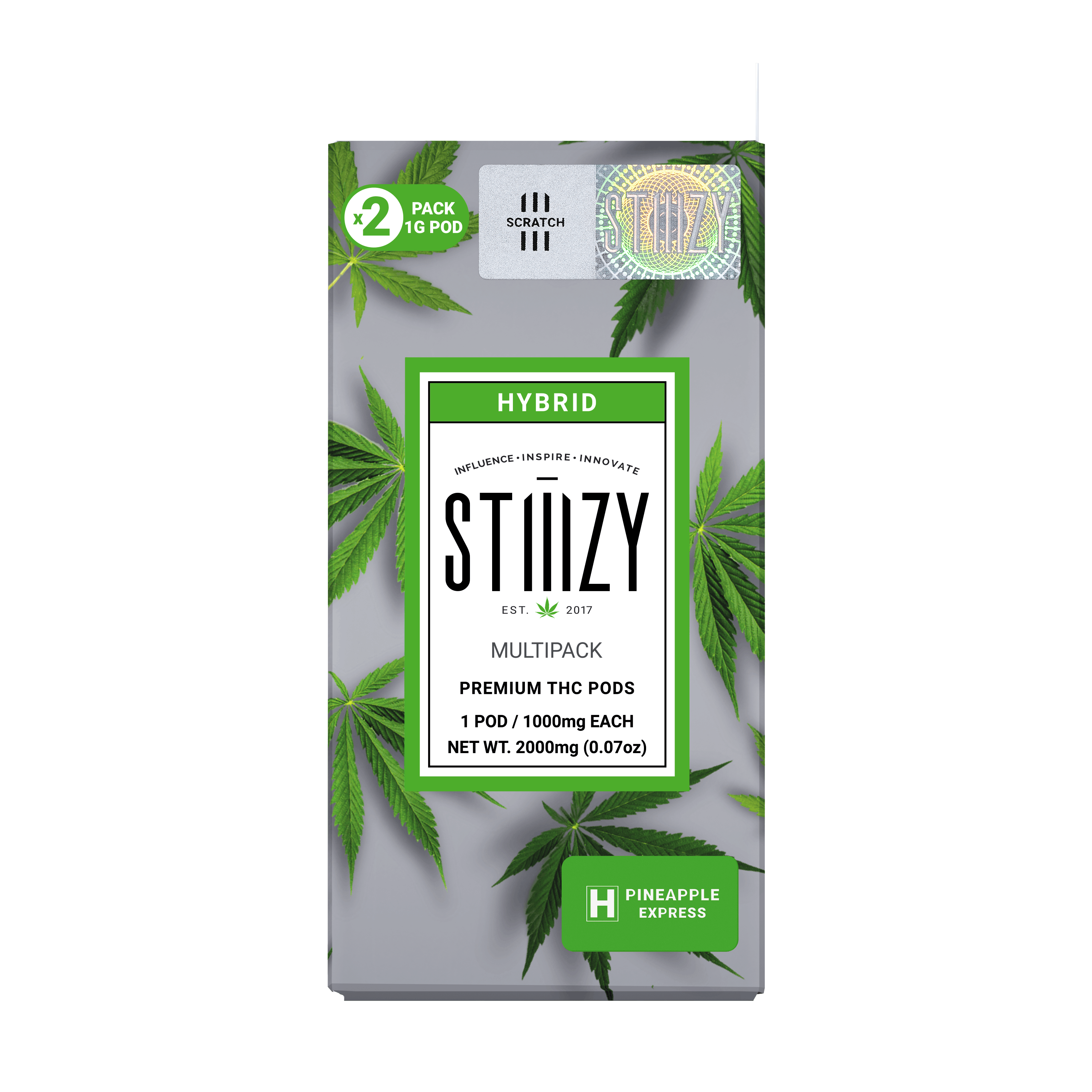 Photograph of product: 2000mg Pineapple Express Pods 2pk