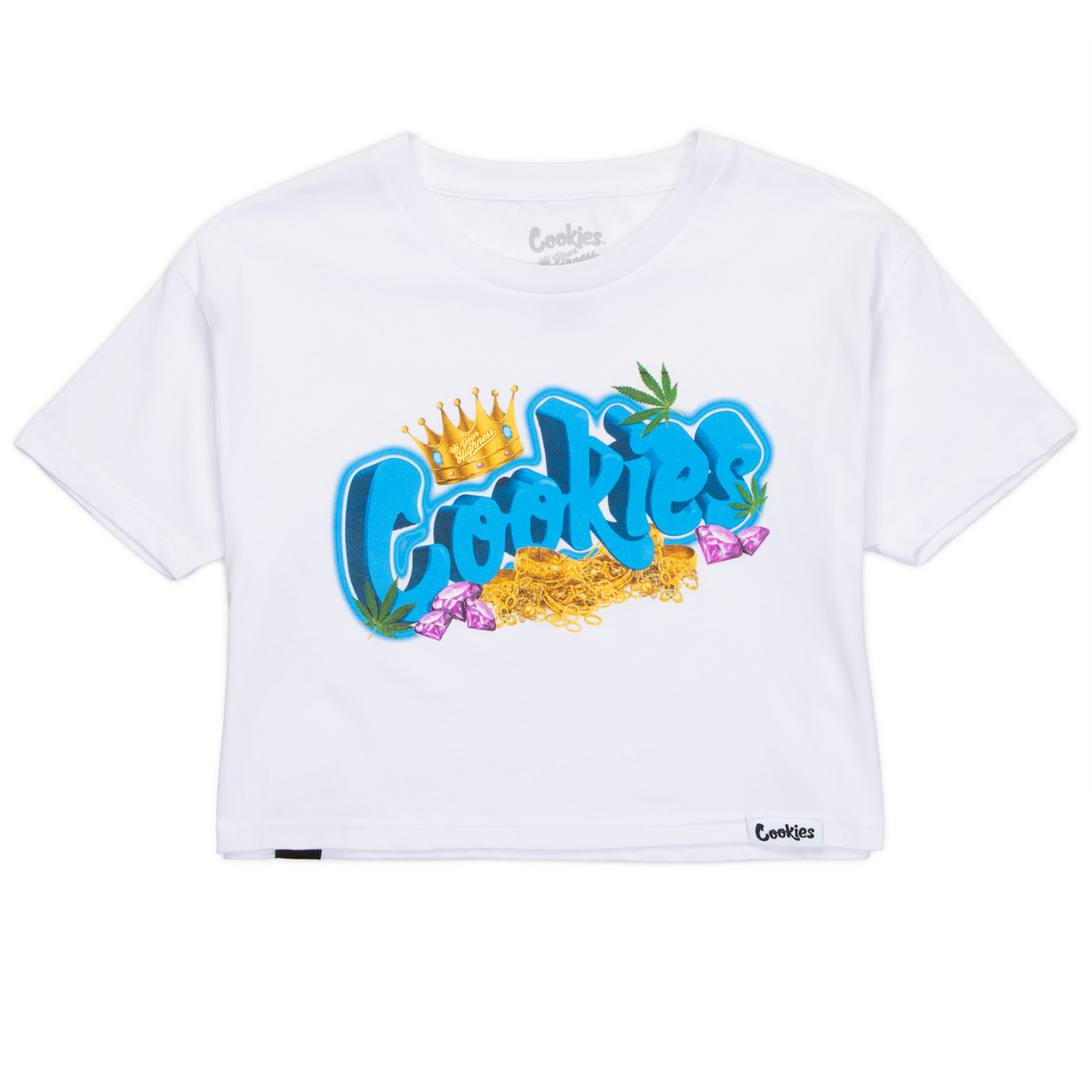 Photograph of product: Treasure Crop Tee - SS - White