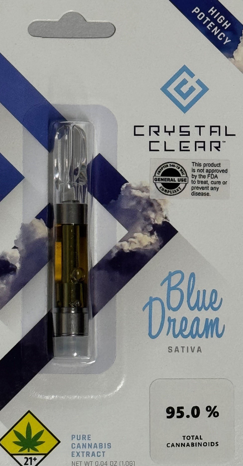Photograph of product: Blue Dream Cartridge