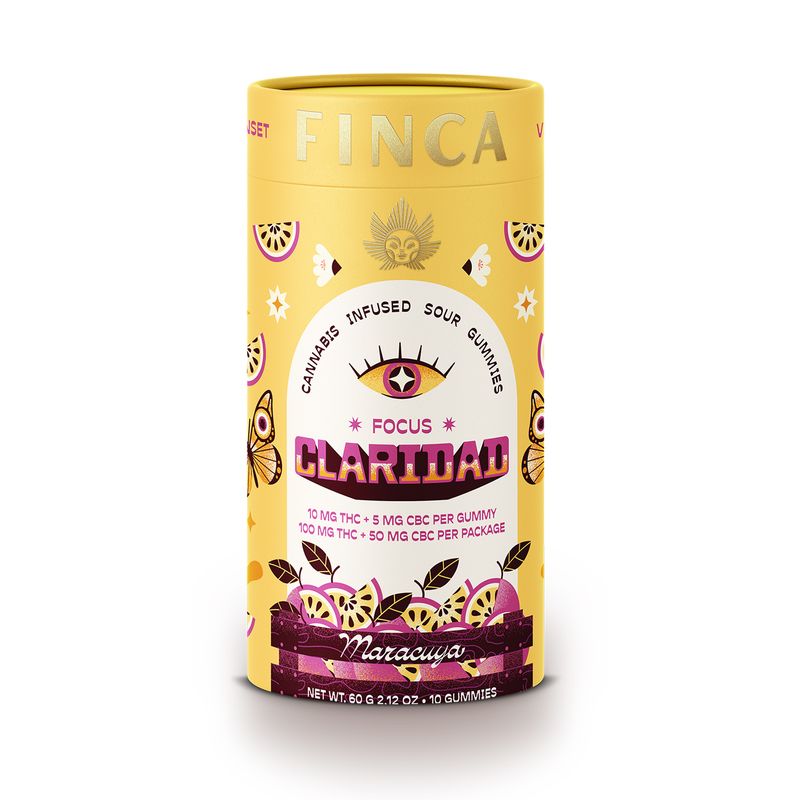 Photograph of product: NY Finca | Claridad Passionfruit (Focus) | 100mg Gummies