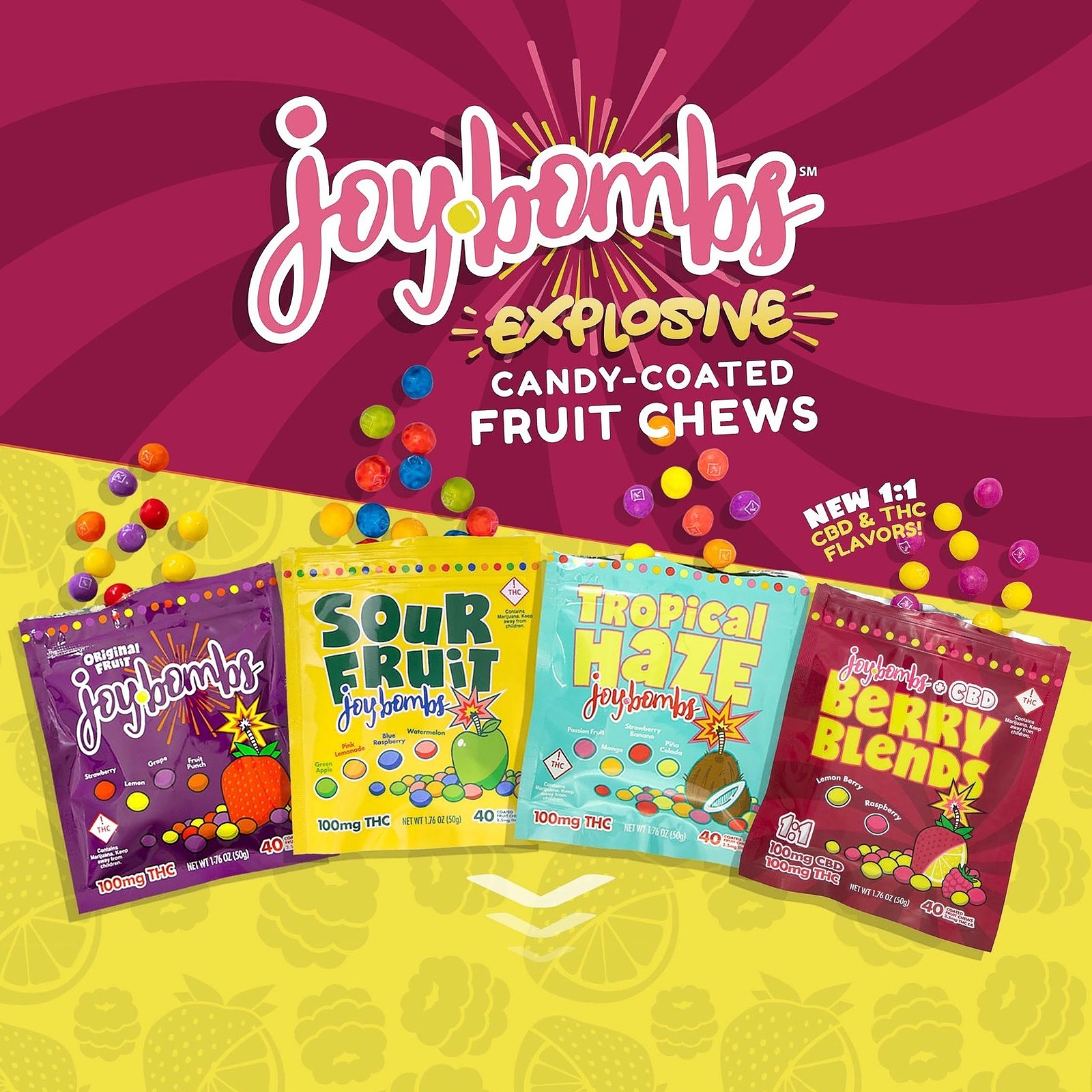 Photograph of product: Joybombs- Original 100mg