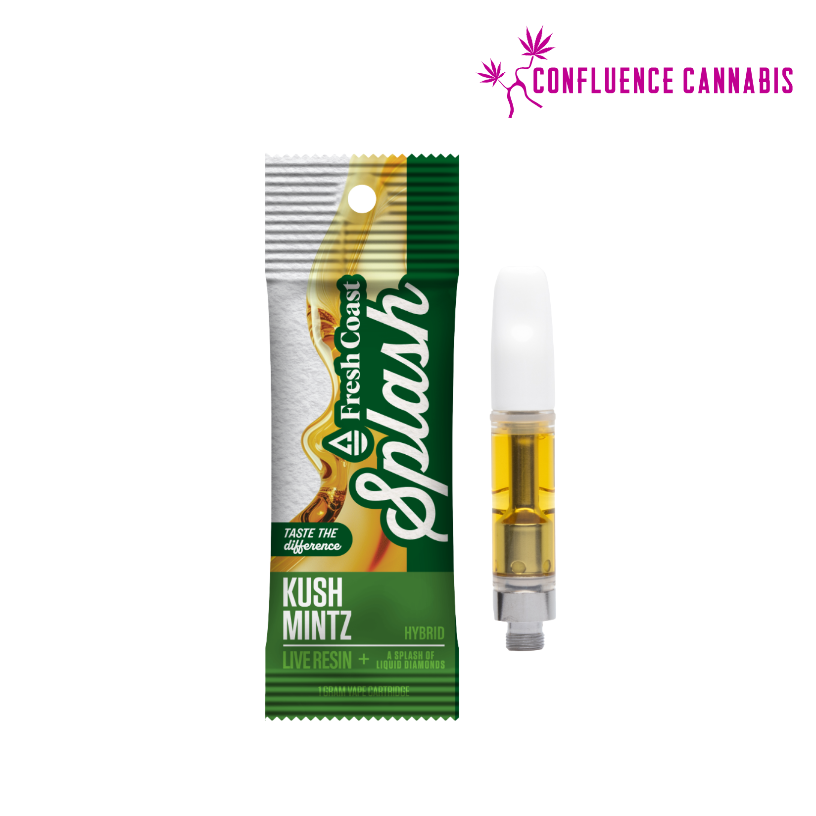 Photograph of product: Kush Mintz Live Resin Distillate Cartridge