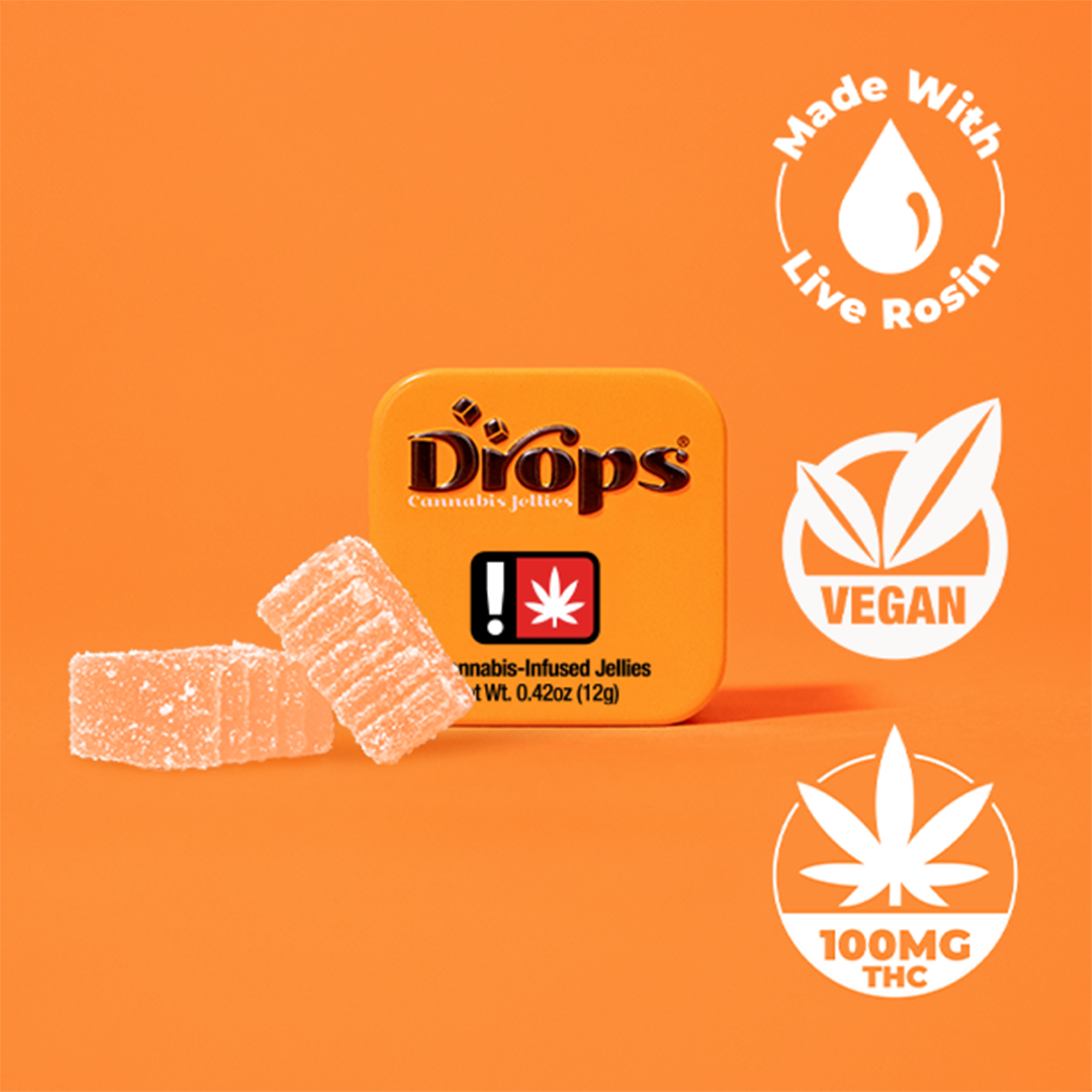 Photograph of product: Drops | 2pk TH-oui | Orange