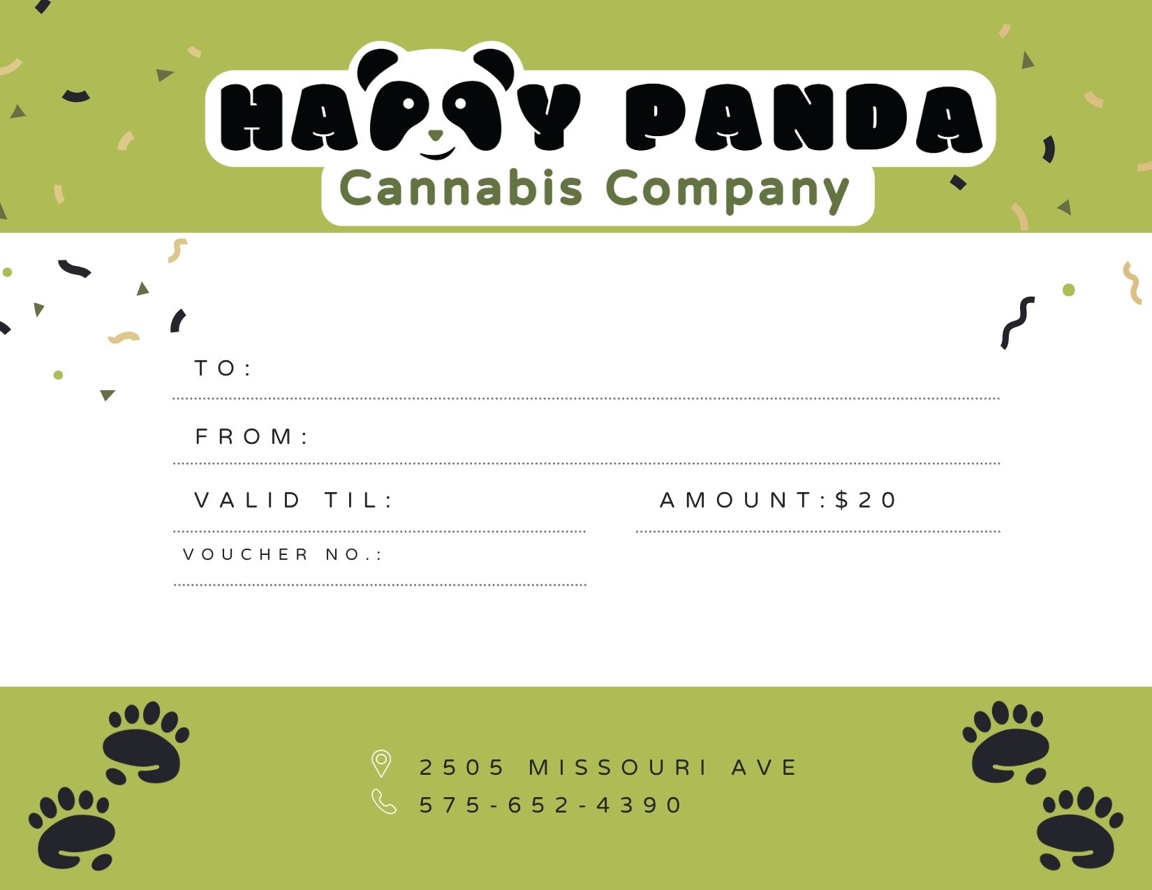 Photograph of product: Gift Card $20