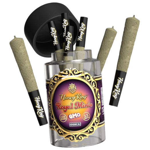 Photograph of product: Honey King - GMO Live Resin Infused Prerolls 7pk - 3.5g