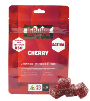 Photograph of product: HiColor | RSO Chews | Cherry | 100mg