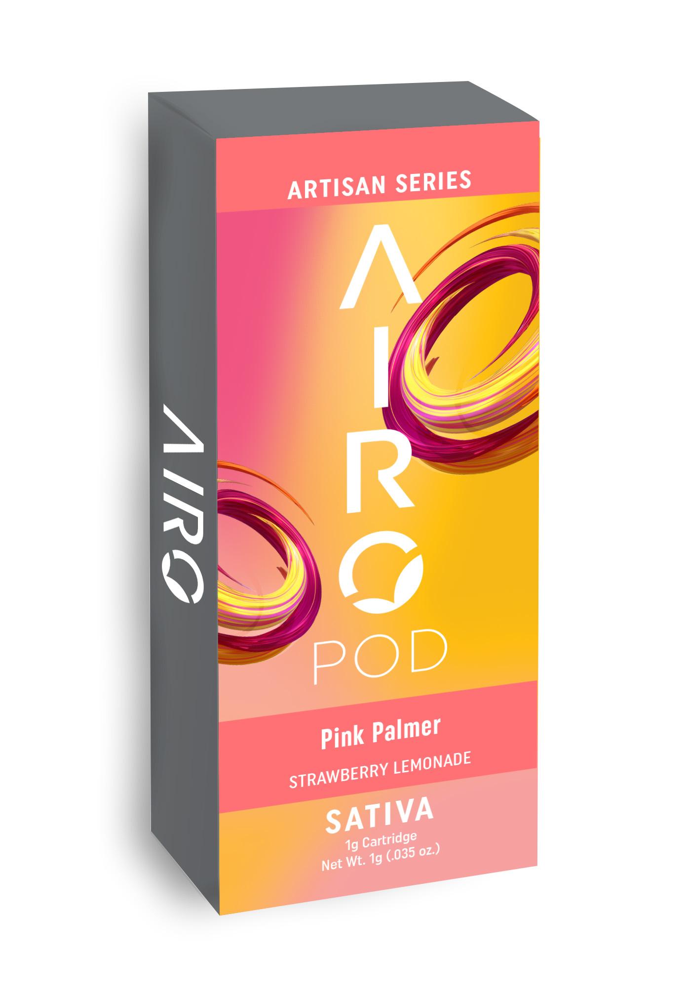 Photograph of product: Airo - Vape Cart 1g - Pink Palmer