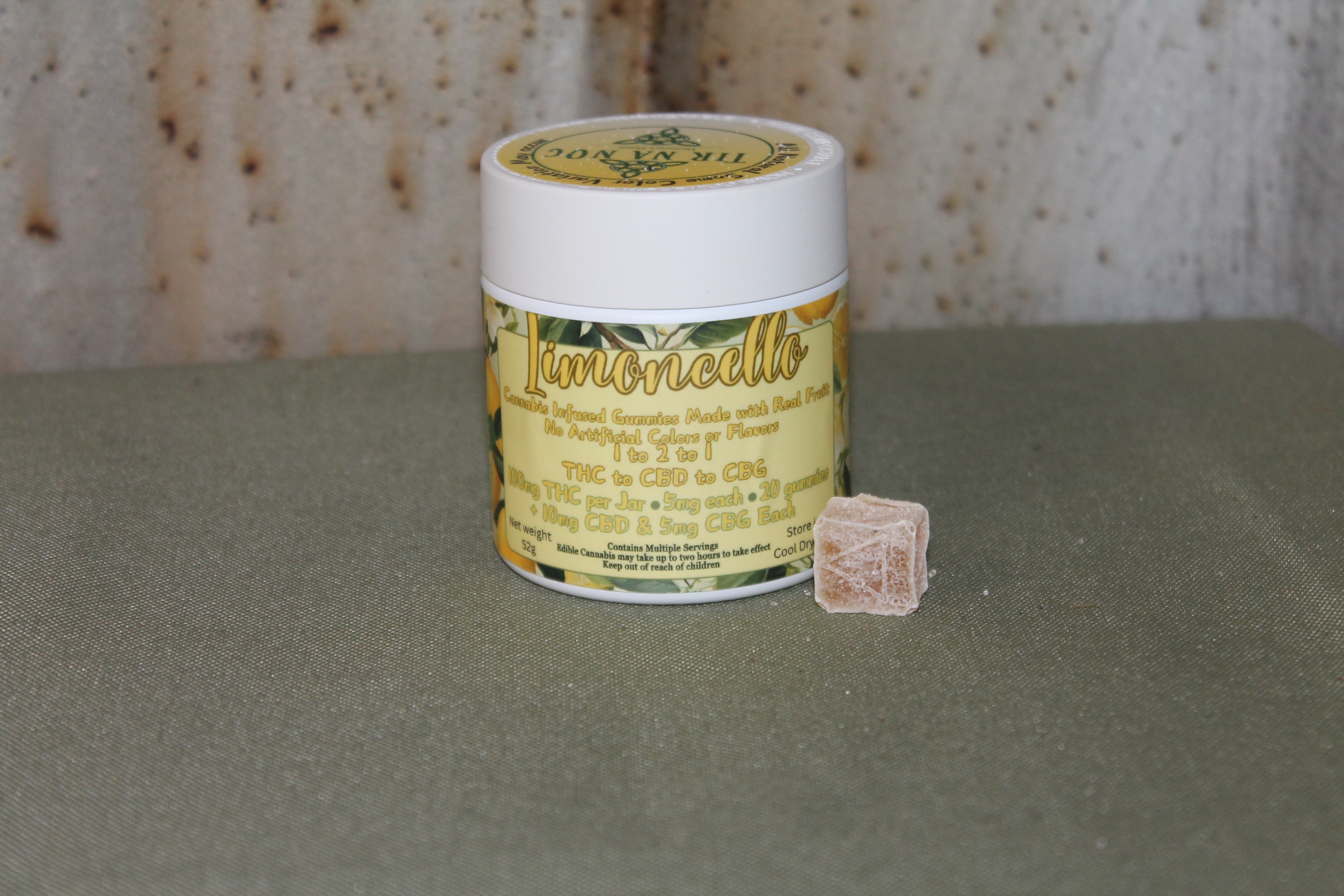 Photograph of Product: Tir Na Nog I Limoncello (1:2:1) Gummies