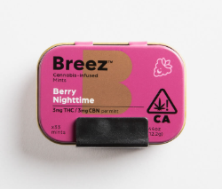 Photograph of product: Berry Nighttime 1:1 TH-oui/CBN I Mints 20pk