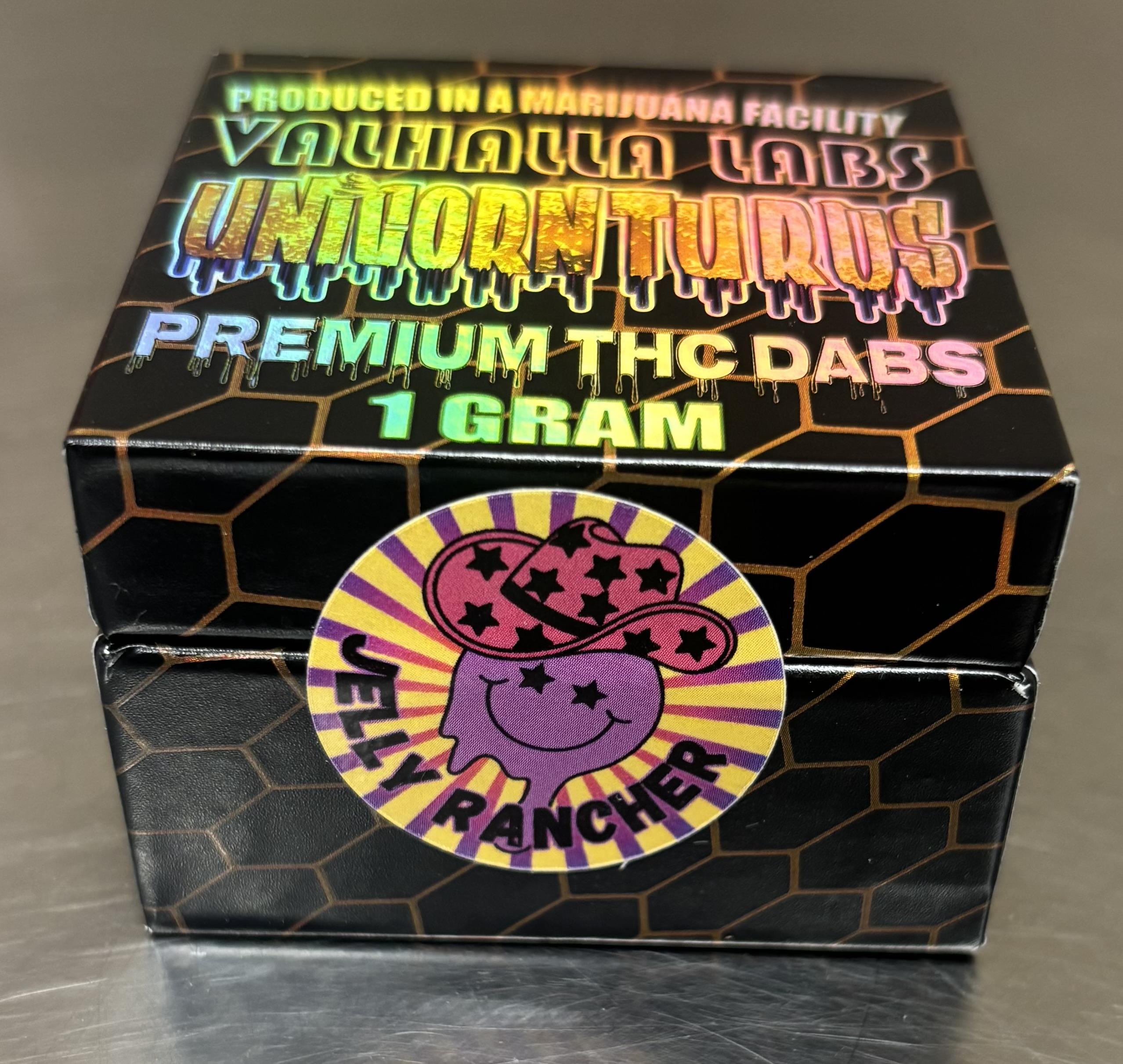 Photograph of product: Valhalla Jelly Rancher 1g Live Resin
