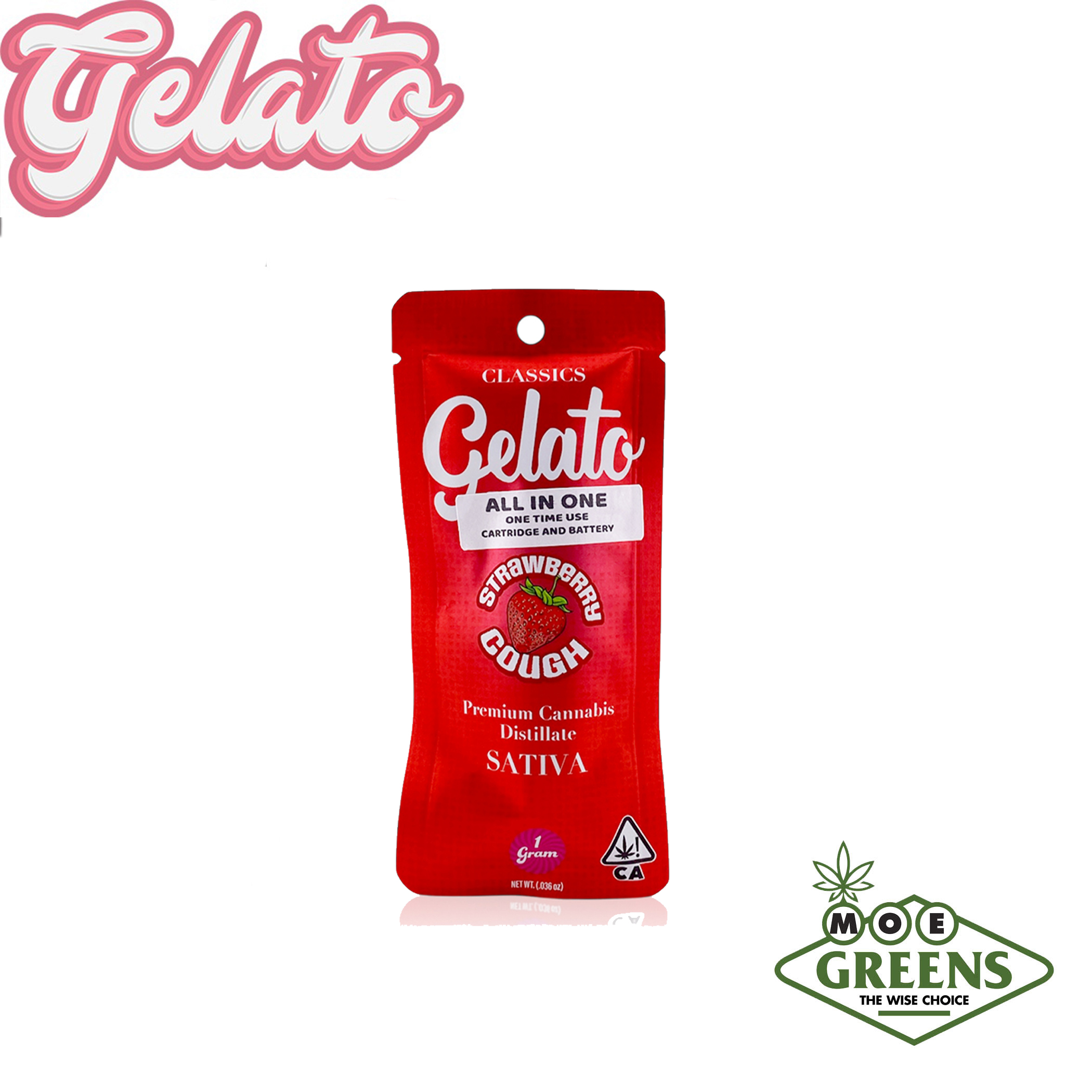 Photograph of product: STRAWBERRY COUGH CLASSICS ALL-IN-ONE