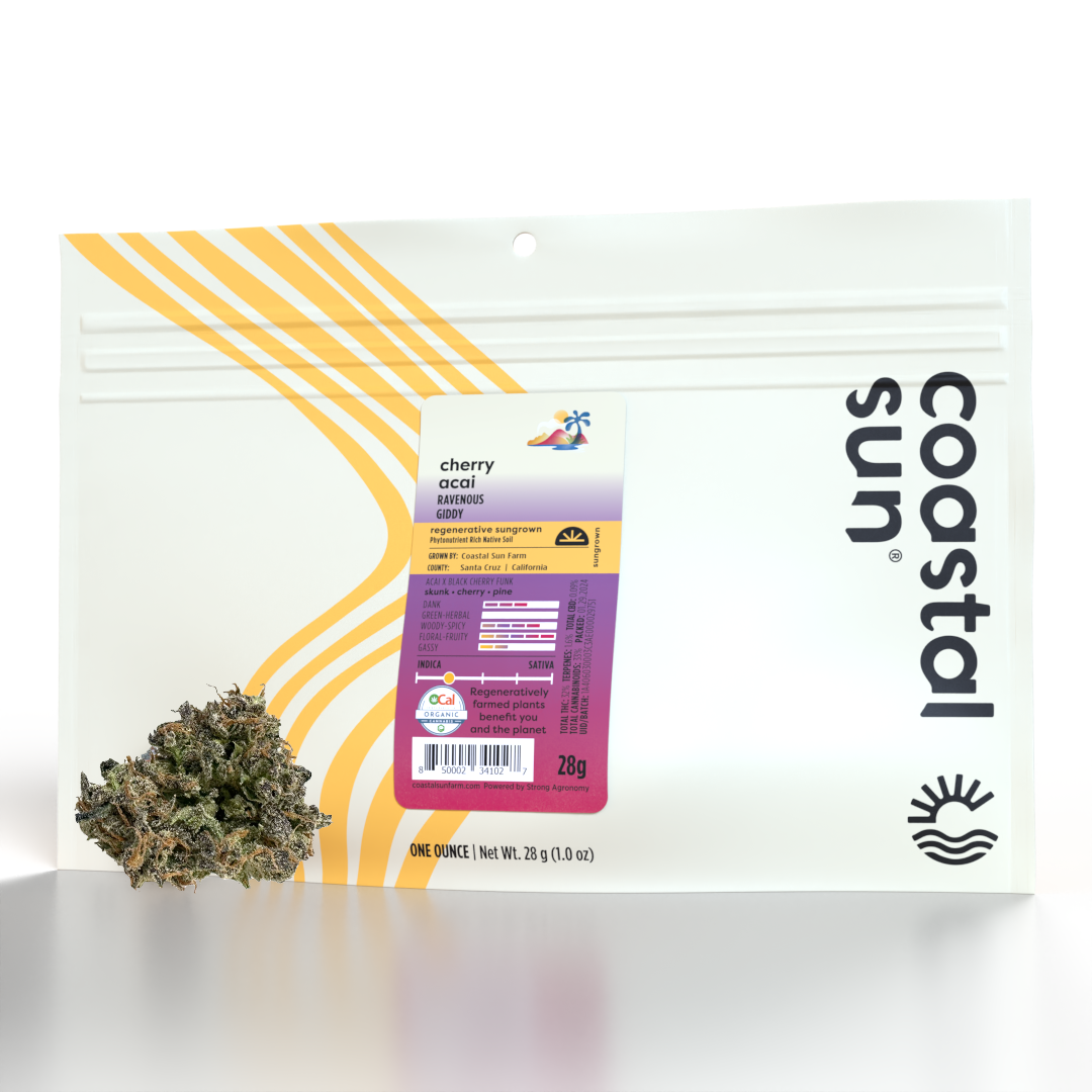 Photograph of product: Cherry Acai Sungrown Flower 28g