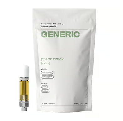 Photograph of product: GREEN CRACK | 1G | CARTRIDGE