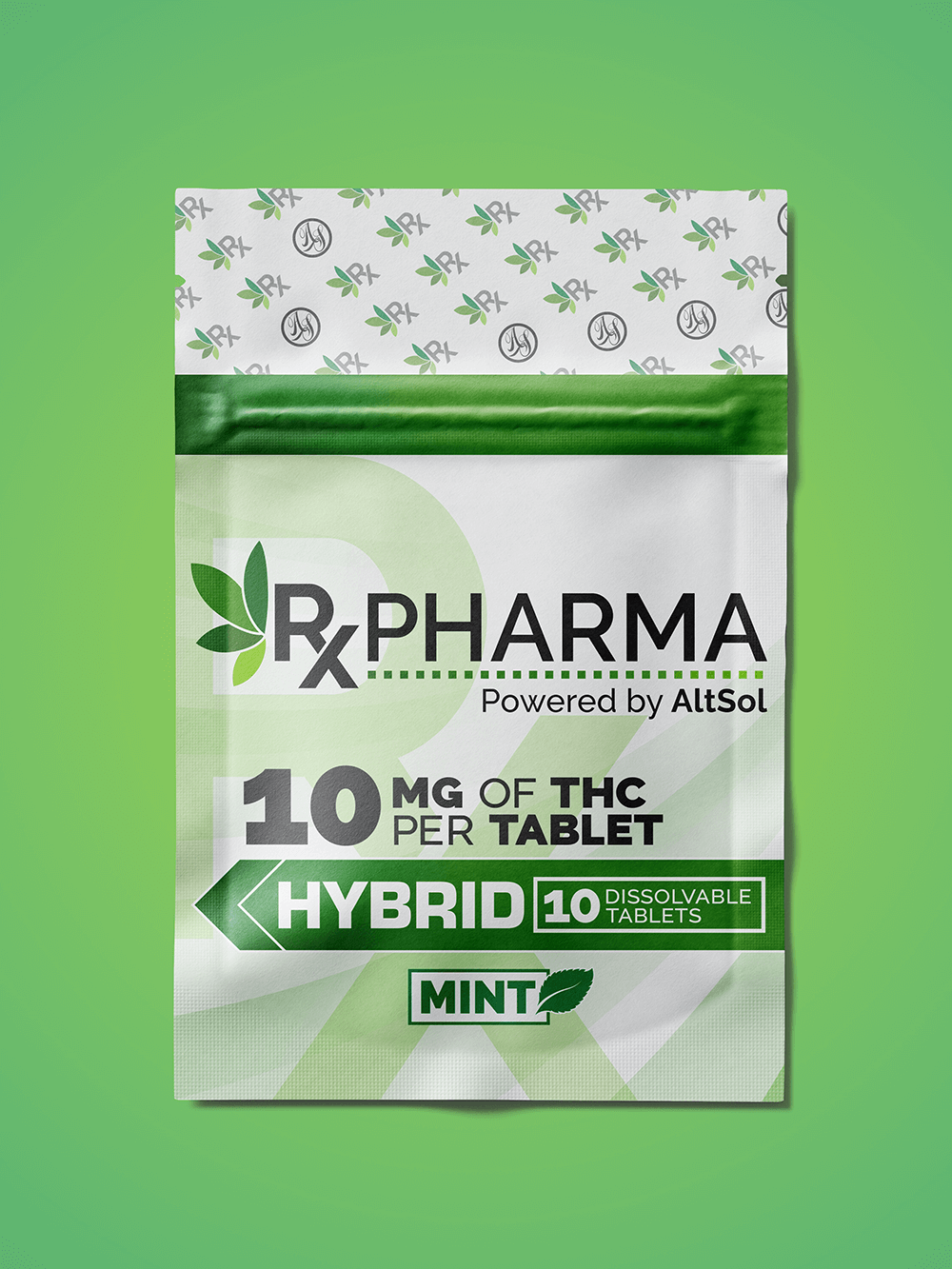 Photograph of product: Dissolvable Mint Tablets - Hybrid - 50 mg
