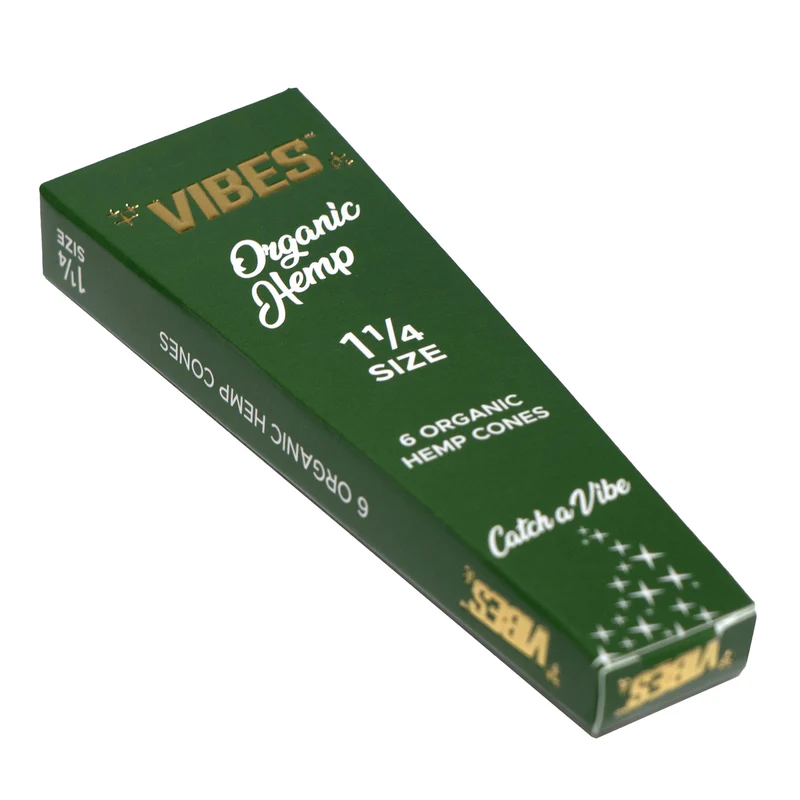 Photograph of product: Vibes Organic Hemp Cones  - 1.25