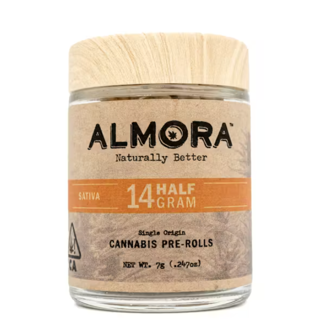 Photograph of product: ALMORA BLUE DREAM 14PK 0.5G PREROLLS