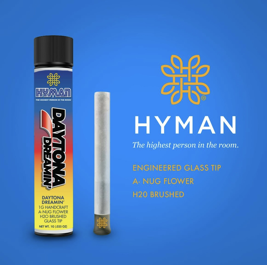 Photograph of product: AU Hyman: Daytona Dreamin Handcrafted Preroll