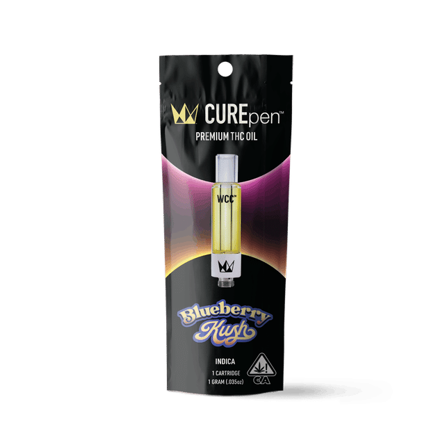 Photograph of product: 1G Blueberry Kush CUREpen Cartridge - 