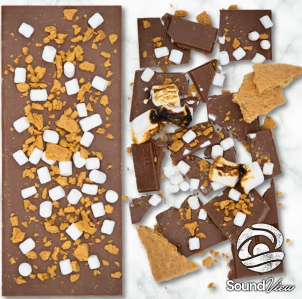 Photograph of product: Toasted S'mores Milk Chocolate Bar 20pc (C0080000026)