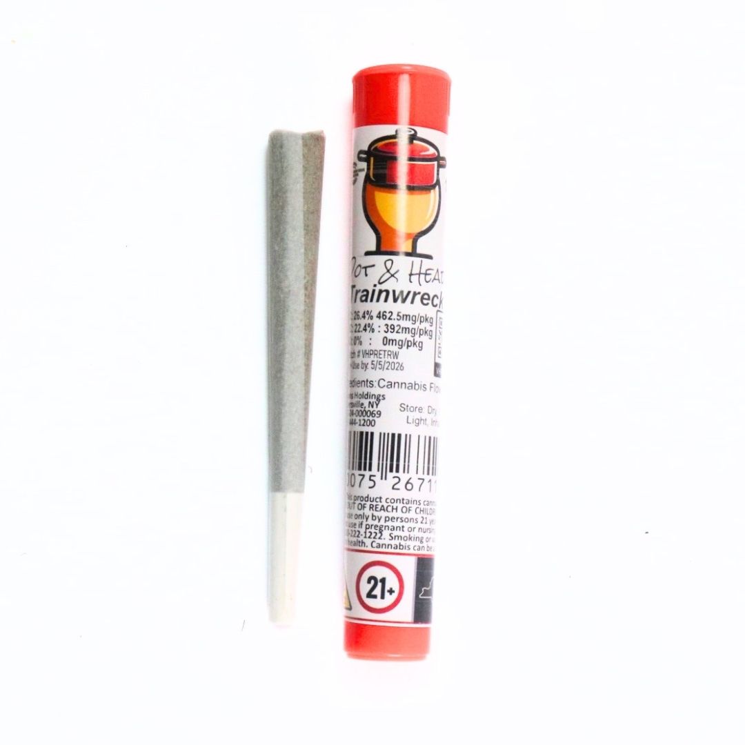 Photograph of Product: Pot & Head | Trainwreck | Pre-Roll | Hybrid