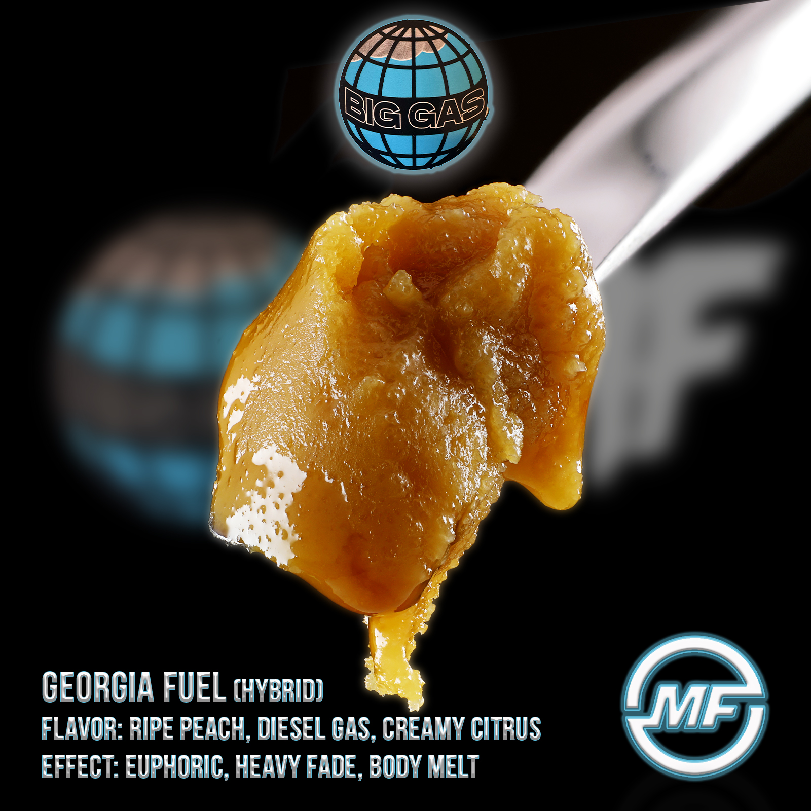 Photograph of product: Big Gas | Georgia Fuel | Live Resin Badder | 1g