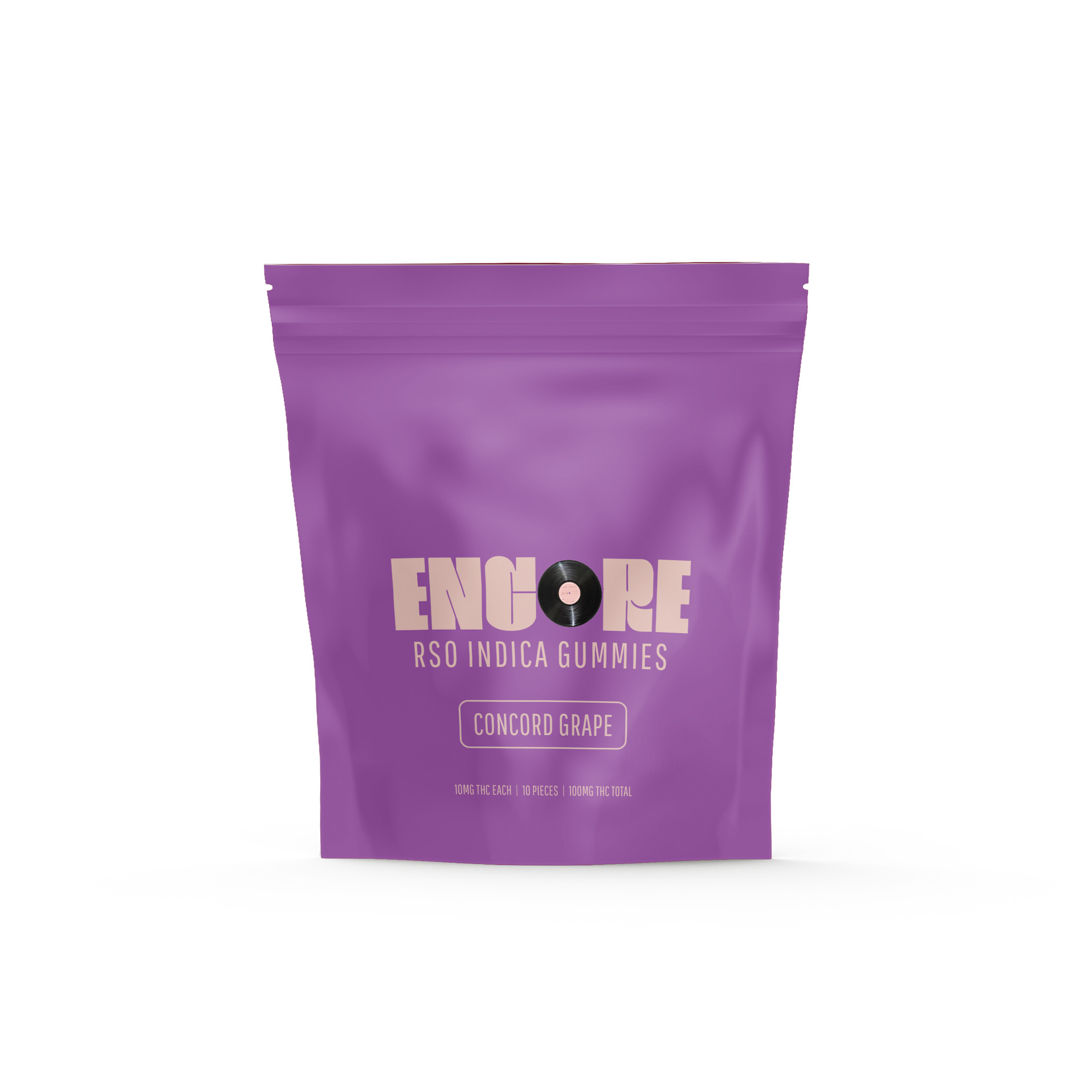 Photograph of product: Encore | Gummies | Concord Grape RSO | 10pk/100mg