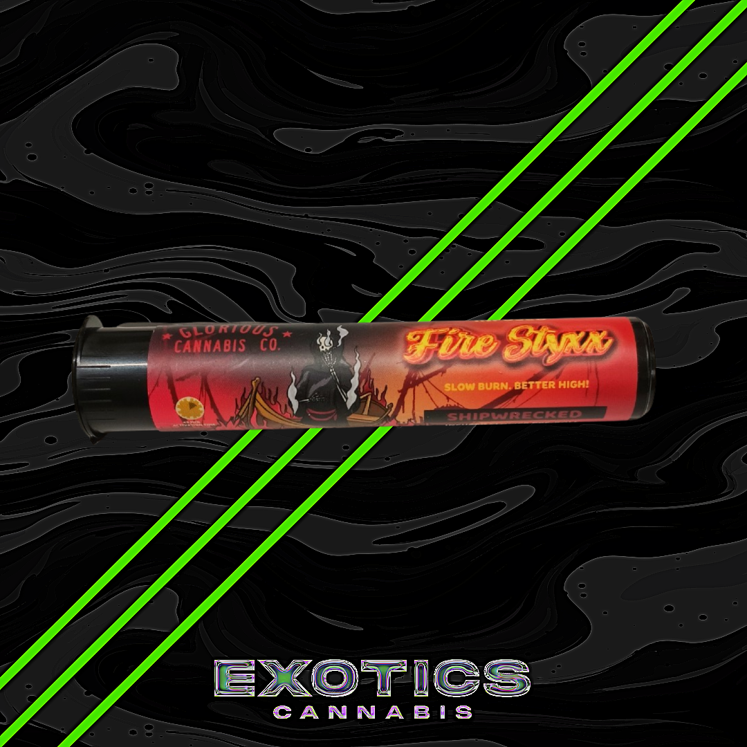 Photograph of product: Fire Styxx - Shipwrecked Infused Pre-roll (5/$20)