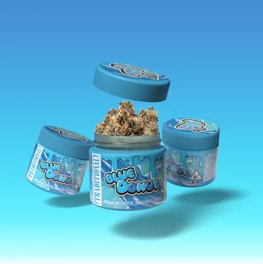 Photograph of product: Traditional - Blue Donut - 3.5g - 8th